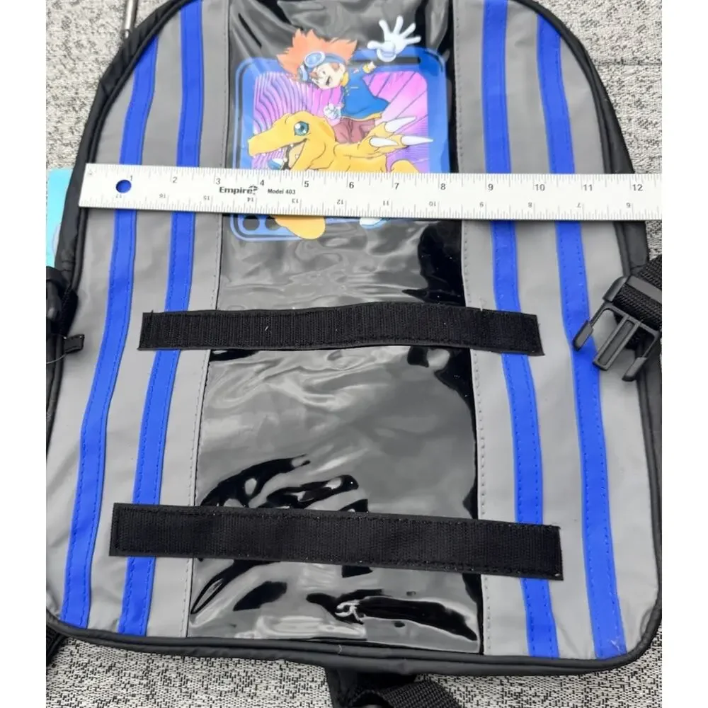NOS Vintage Digimon Backpack Lunch Bag Set Agumon Tai Y2K Rare NWT- Hard To Find